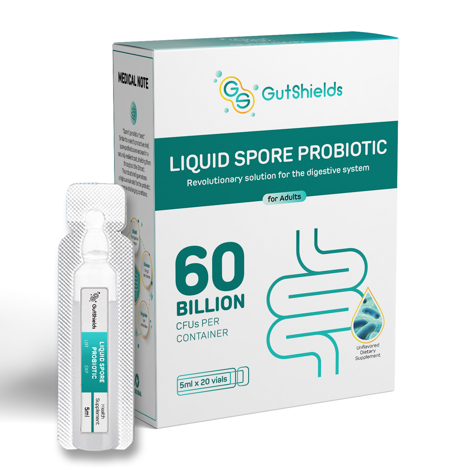 Gut Shields Liquid Spore Probiotic