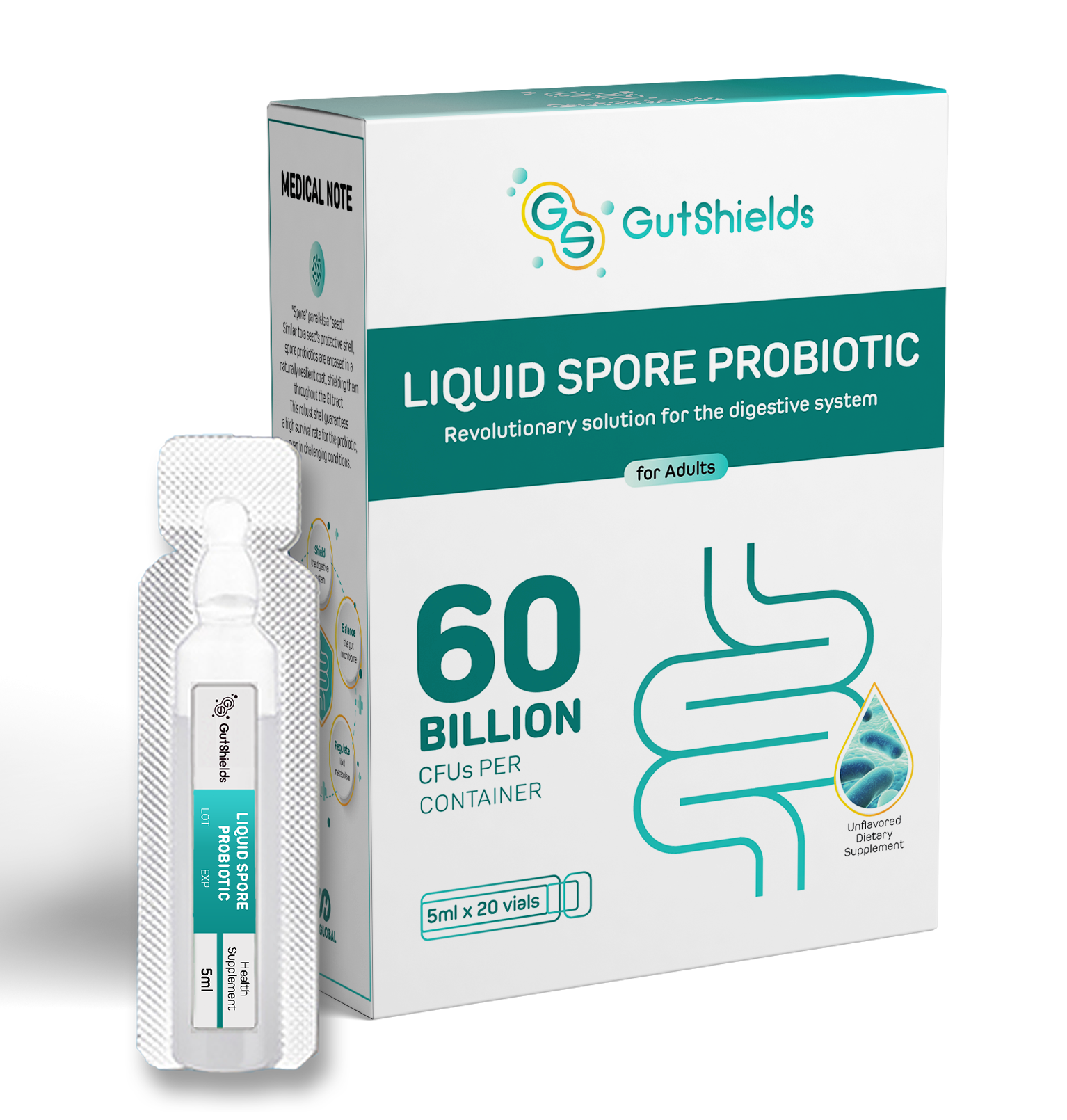 Gut Shields Liquid Spore Probiotic